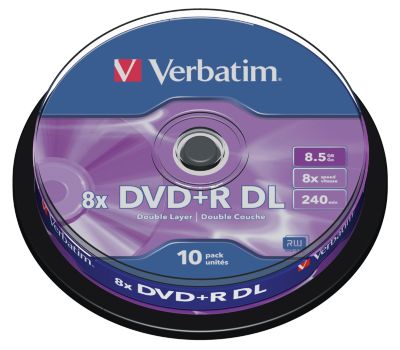 Verbatim DVD+R DL 8,5GB 8x 10er SP Preisvergleich