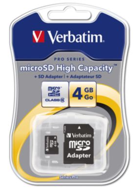 Verbatim Micro Secure Digital HC 4GB Preisvergleich