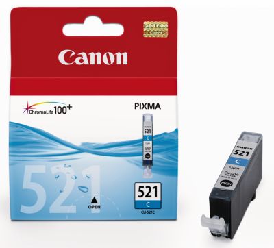 ArtTintenpatroneFarbeCyanInhalt9ml Inhalt Canon Drucker CLI-521C