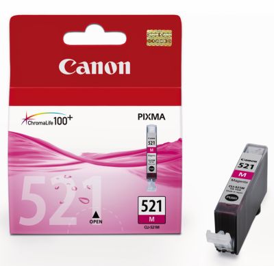 ArtTintenpatroneFarbeMagentaInhalt9ml Inhalt Canon Drucker CLI-521M