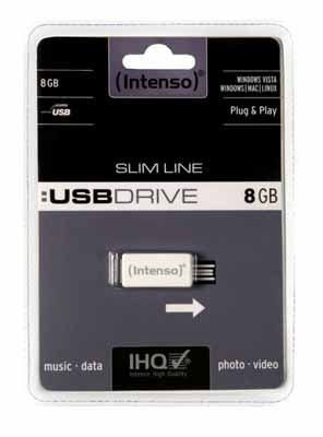 Intenso USB-Drive 2.0 8GB SlimLine Preisvergleich