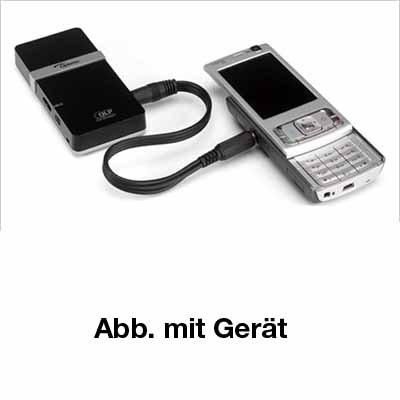 Bei dem Connection Kit handelt es sich nur um das Anschluss-/Verbindungskabel - Beamer & Handy sind nicht im Lieferumfang enthalten. ArtAnschluss-/VerbindungskabelVerwendung:Projektor (Beamer) Optoma Nokia Connection Kit for Pico Projector