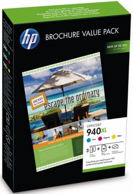 Hewlett Packard CG898AE Tinte 940XL + Superior Papier 100Blatt + CD Preisvergleich