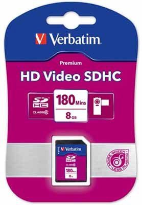 Verbatim SDHC 8GB Class6 HD-Video Preisvergleich