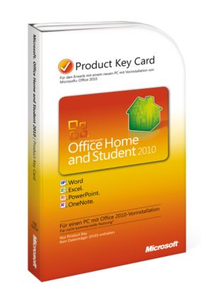 Microsoft Office2010 Home&Student 1User Key Preisvergleich