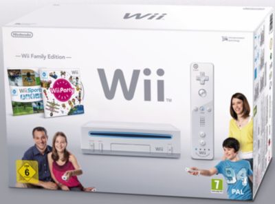Nintendo Wii Family Edition Pak (mit SW Wii Sports+Party Preisvergleich