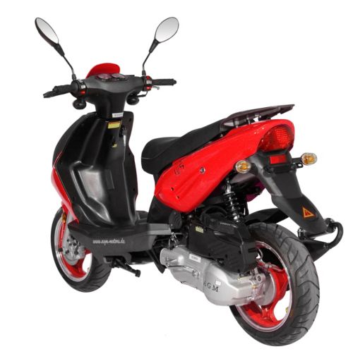 AGM-Motors Motorroller Fighter 125 Eco RS mit Edelstahl-Sportauspuff