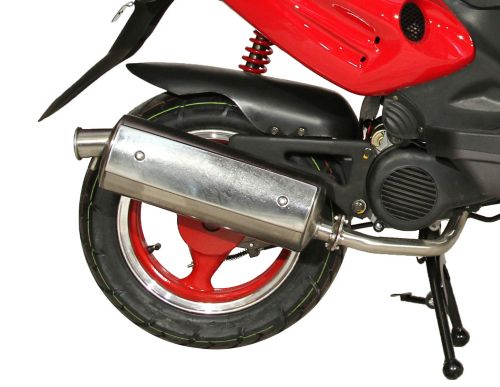 AGM-Motors Motorroller Fighter 25 Sport RS mit Edelstahlauspuff, inkl Topcase