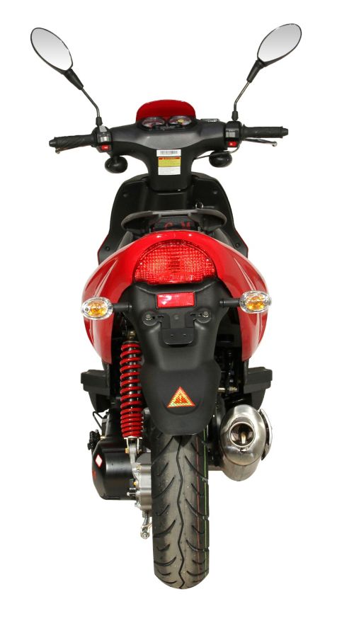AGM-Motors Motorroller Fighter 50 Sport (2-Takter) RS mit Edelstahlauspuff