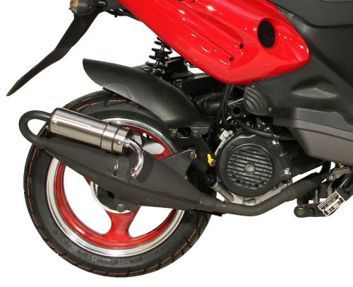 AGM-Motors Motorroller Firejet 125 Eco RS mit Edelstahl-Sportauspuff, inkl Topcase