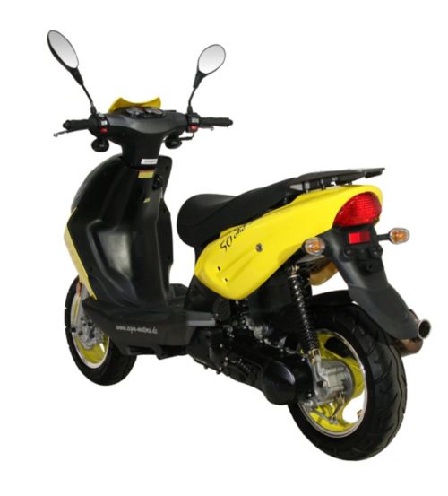 AGM-Motors Motorroller Firejet 50 One DeLuxe GS mit Edelstahlauspuff