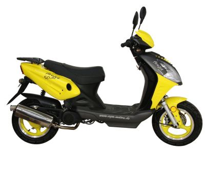 AGM-Motors Motorroller Firejet 50 One DeLuxe GS mit Edelstahlauspuff