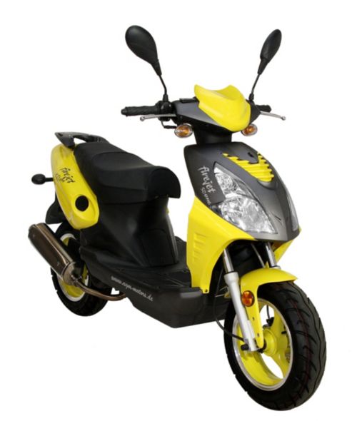 AGM-Motors Motorroller Firejet 25 One Eco (2-Takter) GS mit Edelstahlauspuff