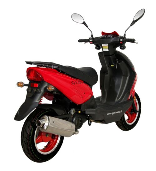AGM-Motors Motorroller Firejet 25 One DeLuxe RS mit Edelstahlauspuff
