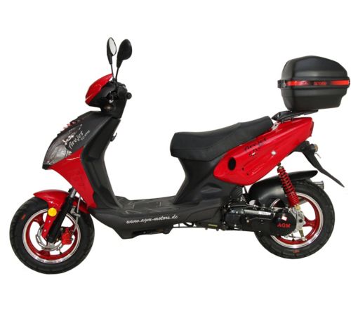 AGM-Motors Motorroller Firejet 25 One Eco RS mit Edelstahlauspuff, inkl Topcase