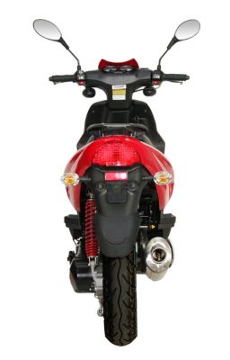 AGM-Motors Motorroller Firejet 50 One Eco (2-Takter) RS mit Edelstahlauspuff