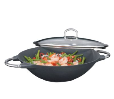 KÃŒchenprofi WOK-Set mit Design-Griffen Premium