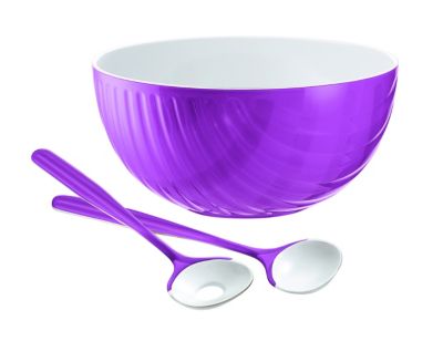 Guzzini SalatschÃŒssel mit Besteck Mirage