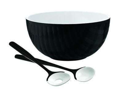 Guzzini SalatschÃŒssel mit Besteck Mirage