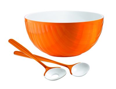Guzzini SalatschÃŒssel mit Besteck Mirage