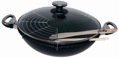 BAF Newline Wok-Set mit Glasdeckel GIGANT Preisvergleich