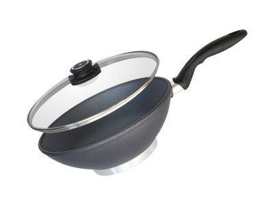 Swiss Diamond Induktion Wok mit Deckel 28 cm