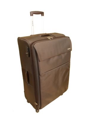Brehme Trolley 64 cm  4 Rollen Newcom Ecs 131 braun
