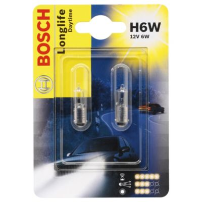 BOSCH Autolampe H6W \"LONGLIFE DAYTIME\" Doppelpack Preisvergleich