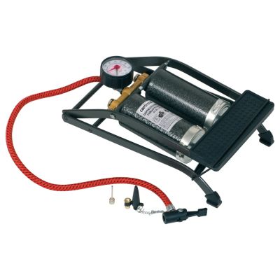 CARTREND Fussluftpumpe Doppelzylinder