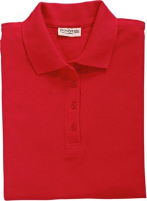 bodytec Poloshirt fÃŒr Damen, rot, Gr.S
