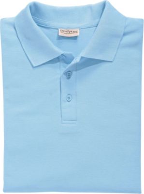 Herren-Poloshirt, hellblau, Gr.XXL
