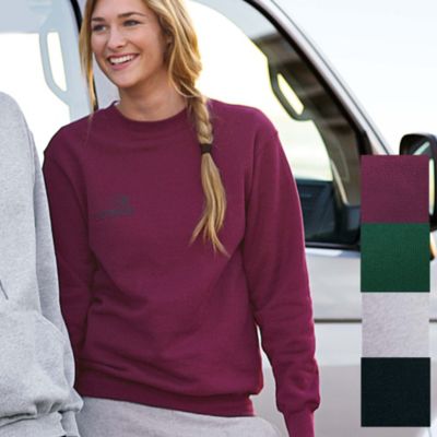 FRUIT OF THE LOOM Sweater, bordeaux, Gr.S
