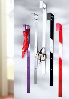 Wandgarderobe, schwarz