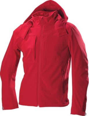 B&C Softshelljacke fÃŒr Herren, rot, Gr.XL