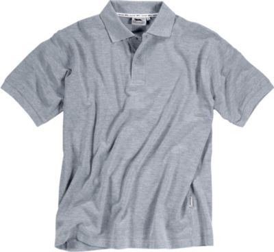 Herren Poloshirt, grau-meliert, Gr.XXL