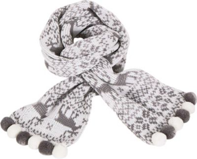 Schal Elch, offwhite-grau