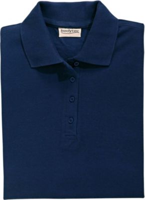 Herren-Poloshirt, marine, Gr.L