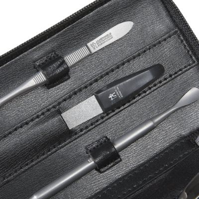 Windrose Ambiance Manicure ReiÃverschlussetui aus Leder