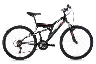 KS Cycling Mountainbike Fully 26 Zoll Zodiac 18 GÃ€nge schwarz