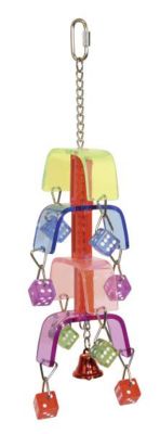 Kerbl Vogel Acryl-Spielzeug, WÃŒrfelspiel, 43 cm