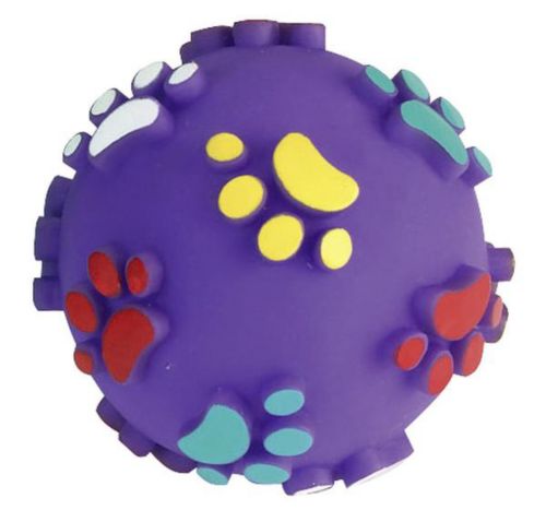 Kerbl Hundespielzeug Vinyl Pfotenball, 7 cm, mit Squeeker,...
