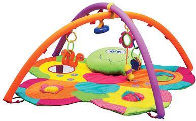 PLAYSHOES Krabbeldecke mit Spielbogen Playcenter Schmetterling Preisvergleich