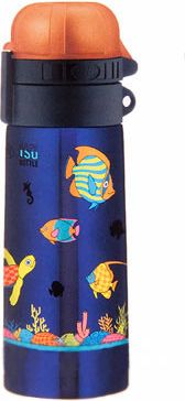 ALFI Trinkflasche isoBottle aus Edelstahl 0,35l Design Happy Fish