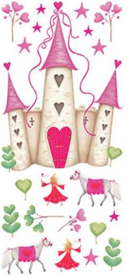 ROOMMATES Wandbild Princess Castle