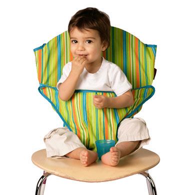 MOBISEAT - der faltbare Kindersitz f&uuml;r unterwegs Design Lime Preisvergleich