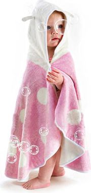 CUDDLEBUG Kapuzenbadetuch KuschelkÃ€fer pink
