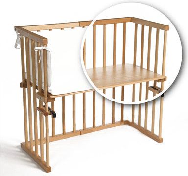 TOBI Babybay original MIDI Buche massiv natur lackiert im Preisvergleich 