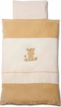 Easy Baby BettwÃ€sche 80x80cm Niki Tiger natur (415-36)