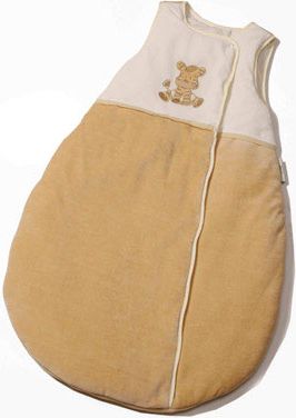 EASY BABY Schlafsack Molton 90 cm Niki Tiger natur (451-36)