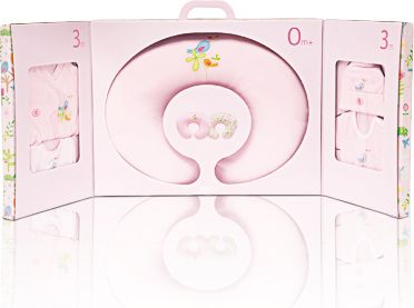 BOPPY Baby Geschenkset 5-teilig rosa Preisvergleich